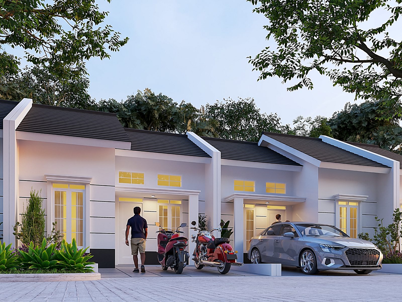 Render Tipe Lavenia 36/60 di Bukit Cilegon Asri