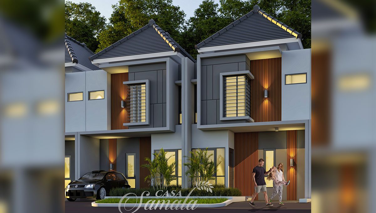 Render Tipe Ruby 63/72 di Casa Samala