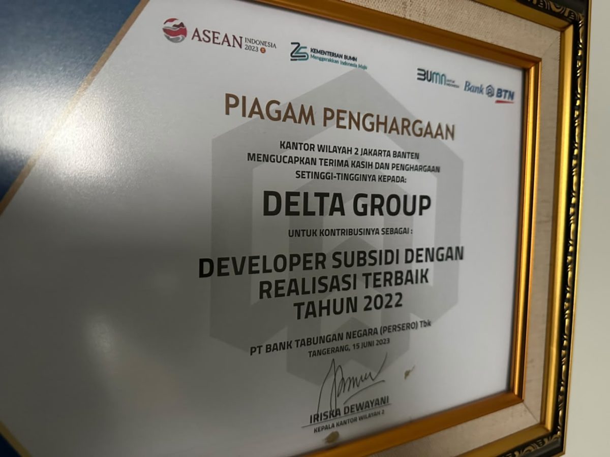 Piala Developer Subsidi dengan Realisasi Terbaik Tahun 2022